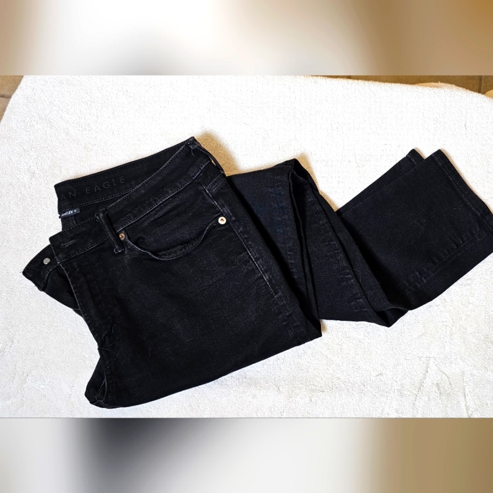 American Eagle Men's 34x34 Black Airflex jeans, RealGood
